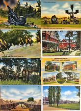 Colchester Vermont Fort Ethan Allen World War II Army Postcard Lot Collection picture