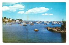 Marblehead Harbor MA Postcard Massachusetts Boats  picture
