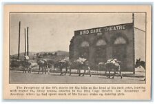 c1910's Bird Cage Theatre On Broadway Of America Tumbstone Arizona AZ Postcard picture