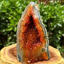 2.73LB Natural citrine geode quartz cluster crystal Cathedrals specimen Healing picture