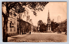 Vintage Postcard Oxford Martyrs Memorial Balliol College picture