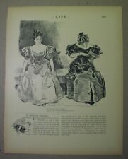 CHARLES DANA GIBSON - collection of 51 cartoons, 1886-1911; society, Life humor picture