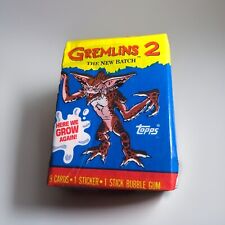 GREMLINS 2 1990 Topps UNOPENED trading card Wax Pack w/gum NEW Vintage picture