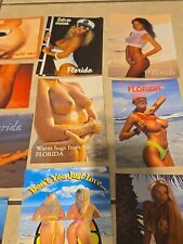 16 Topless And Bikinied Vintage Unposted FLORIDA girls Postcards Bargain Priced picture