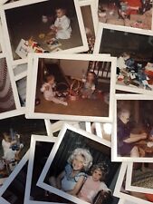 Lot Of 50 - Vintage Polaroid Photos Children & Family 1970's Color picture