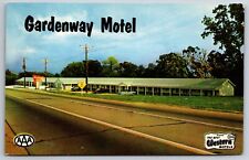 Robertsville Missouri~Gardenway Motel~Route 66~Roadside~1950s Postcard picture
