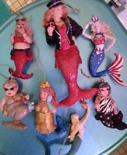 Mermaid figurines, December Diamonds Excellent Condition, price includes all 7 picture