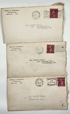 VTG‼ Earle E. Liederman Signed 1929/3 Original Letters Helmar Liederman picture