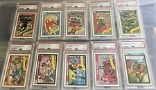 1990 Marvel Universe PSA 6 10-Card Lot - All EX/MT - Newly Graded - Nice Lot picture