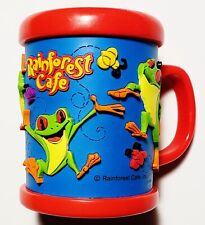 Vintage 1998 Rainforest Cafe Cup Cha Cha The Tree Frog 3D Mug RARE HTF 90s picture