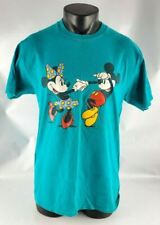 Vintage 1980s MICKEY & MINNIE MOUSE Disney Velva Sheen Adult Size Large (L) picture