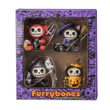 BRAND NEW 2023 Furrybones Halloween Box Set Skeleton Skull Witch Devil Reaper picture