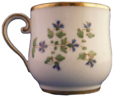 Antique 18thC French Porcelain Blue Cornflowers Cup Porzellan Tasse France picture
