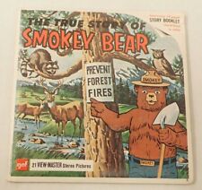 View-Master THE TRUE STORY OF SMOKEY BEAR - B405 - 3 Reel Set + Booklet 1969 picture