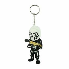 Fortnite Keychain Double Sided 3D Skull Trooper Keychain Brand New picture