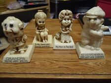 Lot of 4 Vintage/Antique Russ Berries Resin Figures picture