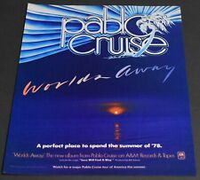 1978 Print Ad Worlds Away Pablo Cruise A&M Records Tapes Tour America Art Sunset picture