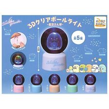 Sumikko Gurashi 3D clear ball light Capsule Toy 5 Types Full Comp Set Gacha New picture