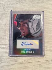 2016 Topps Star Wars Evolution Ian Liston Wes Janson as Auto picture