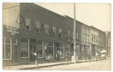 RPPC Pioneer Block DALTON OH Wayne County Ohio 1907Real Photo Postcard picture