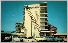 Jumbo Beverly Hills Hilton Hotel w/ 50s Autos CA 6