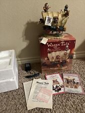 Vintage 1992 Enesco Waggin Tails Cowboys & Indians Deluxe Multi-Action Musical picture