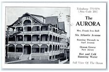 1967 Aurora Frank Ives Bull Six Atlantic Avenue Ocean Grove New Jersey Postcard picture