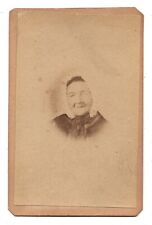 ANTIQUE CDV 1854 FIRST YEAR CDVs WERE INVENTED RARE OLD LADY IN BONNET NAMED picture