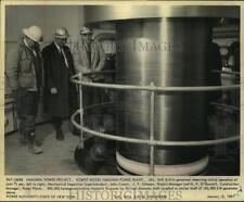 1961 Press Photo Turbine at Niagara Mohawk Robert Moses facility, New York picture