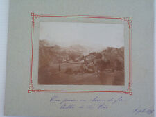CERE VALLEY DE LA CERE RAILWAY VIEW PHOTO SEPTEMBER 1897 11CM/8M picture