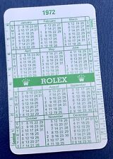 ROLEX 1972 1973 GREEN CALENDAR Submariner 5512 5513 1680 Red Writing Tropical / picture
