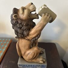 Vintage Antique Lowenbrau Munich Mascot Lion Statue picture