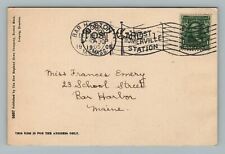 West Somerville Station Cancel Boston Massachusetts Postcard Antique picture
