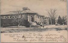 Postcard Public Library Montclair NJ 1906 picture