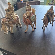 Fontanini 5” The Three Kings Wise Men Elephant Camel  & Horse Nativity No Box picture