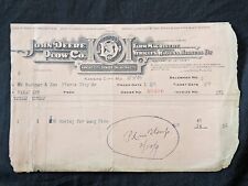 scarce 1909 John Deere dealer receipt picture