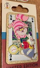 DEC-MOG-Alice in Wonderland-White Rabbit & Cheshire Cat Card LE 250 Disney Pin picture