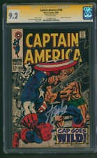 Captain America #106 CGC 9.2 SS Signature Series Stan Lee Signed Marvel 1968 picture