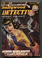 Hollywood Detective--AUG 1950--Dan Turner comic--Rare pulp magazine picture