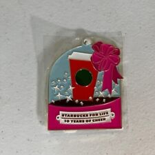 2023 Starbucks for Life Game 10 Years of Cheer Christmas Tree Ornament Prize NEW picture