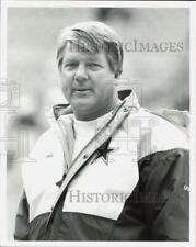 Press Photo Jimmy Johnson. Dallas Cowboys' head coach - lra41667 picture