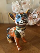 Blue Sky Sugar Skull Chihuahua Skeleton  Halloween Day of the Dead 2020 picture