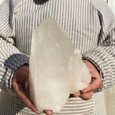 1820g Large Beautiful Clear White Quartz Crystal Cluster Rough Healing Specimen picture