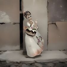 Vintage Lenwile Ardalt Japan Hand Painted Porcelain Southern Belle Figurine picture