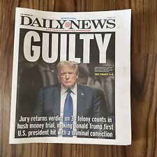 Trump GUILTY New York Daily News 5/31/2024 - Same Day Shipping picture