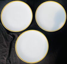 Studio Nova Cafe Classics Yellow 11” Dinner Plates Set Of 3 EUC picture
