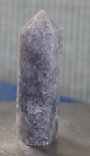 LEPIDOLITE WITH SMOKEY QUARTZ POINT 2.95 INCHES TALL/ 71.6 GRAMS picture