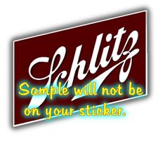 Schlitz Beer Contour Vinyl Stickers Decal Ale Bar Tavern picture