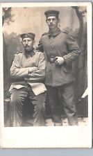WW1 SOLDIERS PORTRAIT german real photo postcard rppc uniform war guns picture