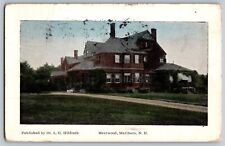 Marlboro, New Hampshire NH - Meerwood Hill - Showing House - Vintage Postcard picture